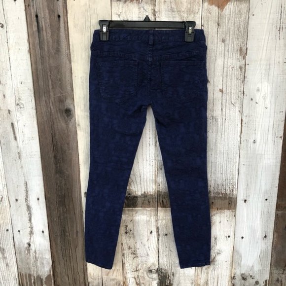 🐰 Free People Skinny Jeans Low Rise Indigo - Picture 6 of 9